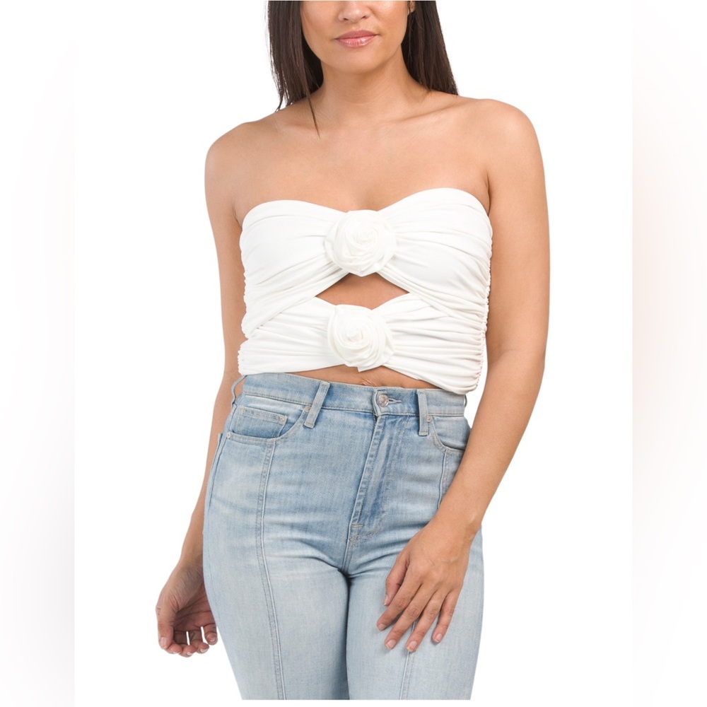 NWT Torn by Ronny Kobo “Selena” Top Small